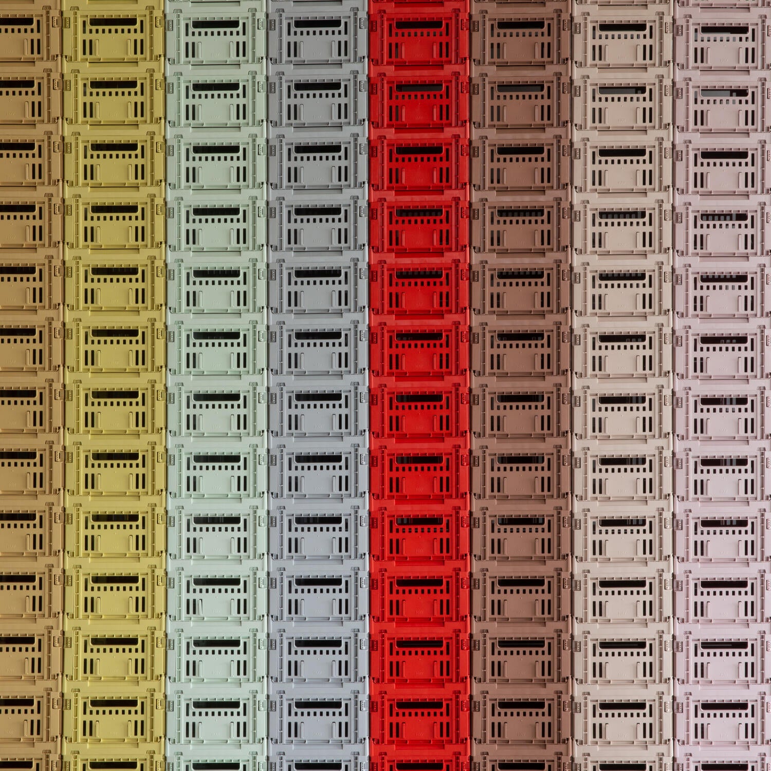 Colour Crate kasse, M - rød